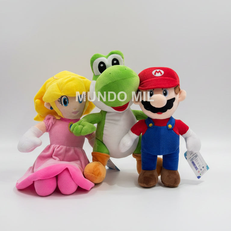 COMBO MARIO: PRINCESA PEACH, YOSHI Y MARIO BROSS $25