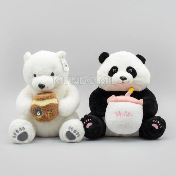 COMBO MEL:OSO POLAR Y PANDA $28.15