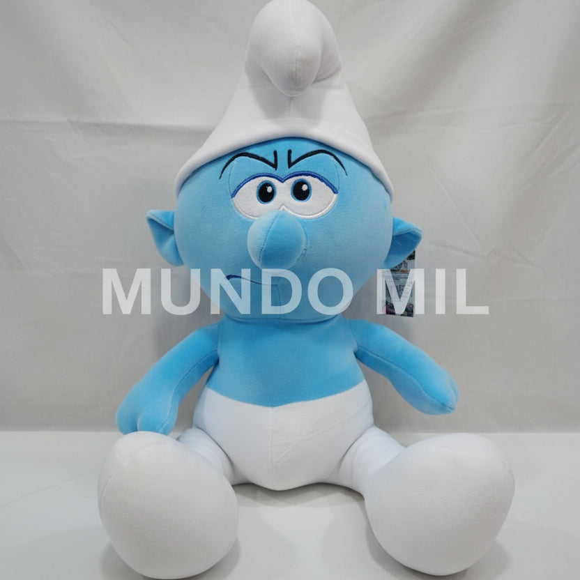 PELUCHE PITUFO GRUÑON DE LOS PITUFOS 72 CM IMPORTADO