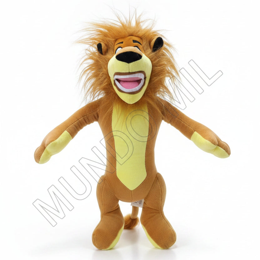 PELUCHE ALEX LEON DE MADAGASCAR 45 CM