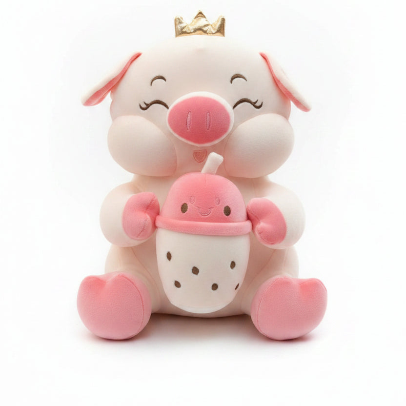 CERDITO CON MALTEADA 35 CM IMPORTADO