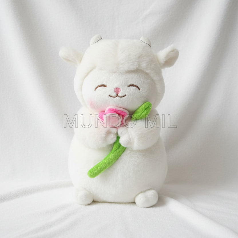 PELUCHE CORDERO TULIPAN 26 CM IMPORTADO
