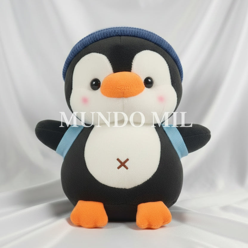 PELUCHE PINGUINO LUCK CON MALETA 20 CM IMPORTADO