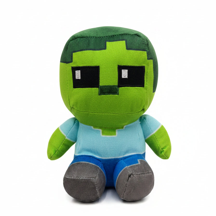 PELUCHE MINECRAFT ZOMBIE 20 CM IMPORTADO