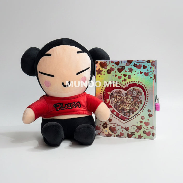 COMBO KWAII: PUCCA Y DIARIO $14.75