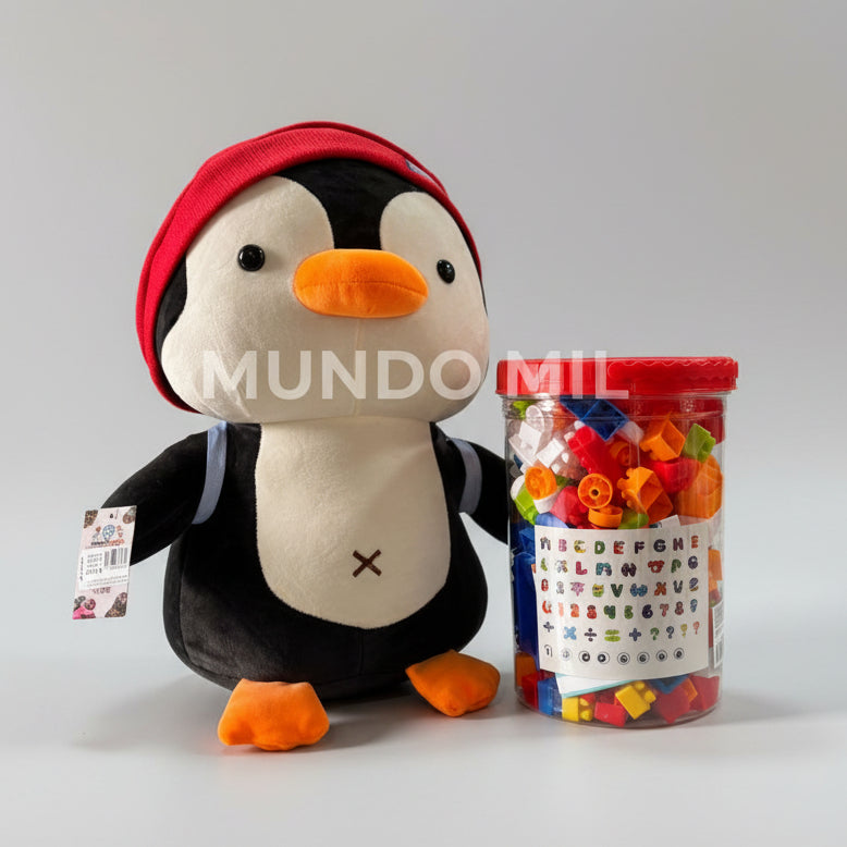 COMBO KIDS: PINGUINITO Y KIT LEGOS $24.40
