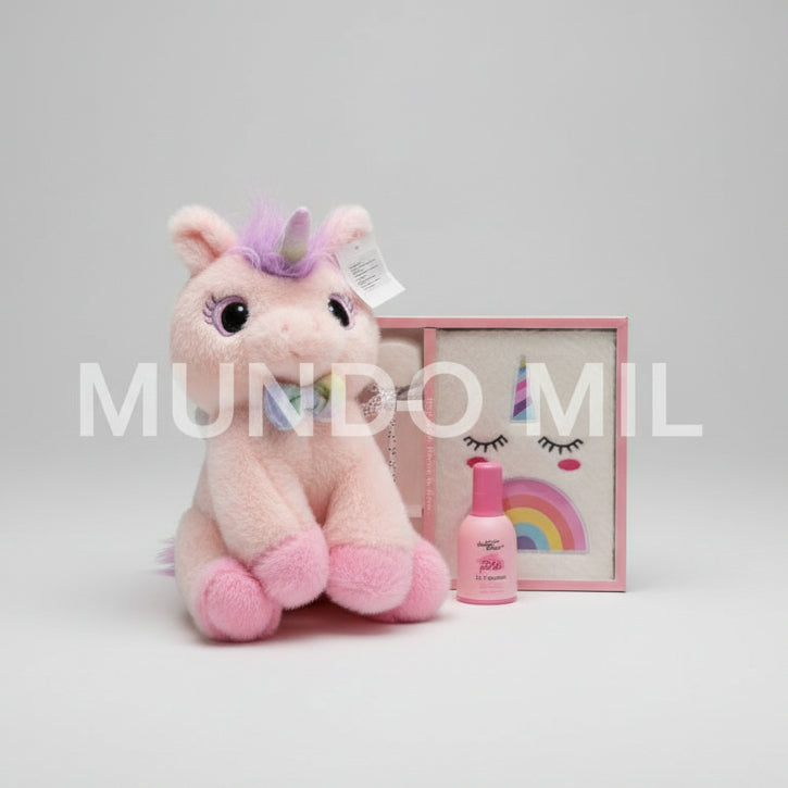 COMBO CUTE: UNICORNIO, DIARIO YBLUSH BALSAMO $23.15