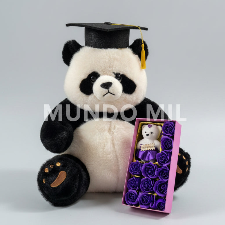 COMBO GRADUATEX: PANDA Y ROSITAS $22.75