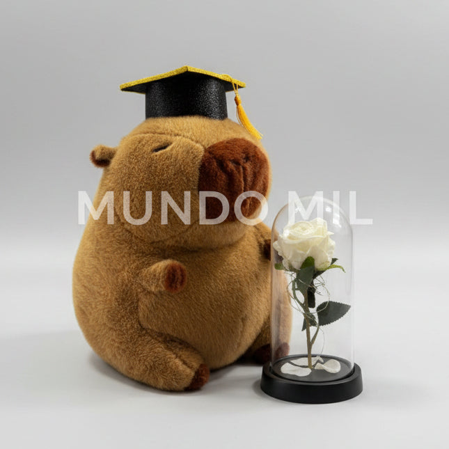 COMBO GRADUATEX: CAPIBARA Y LAMPARA $21.90