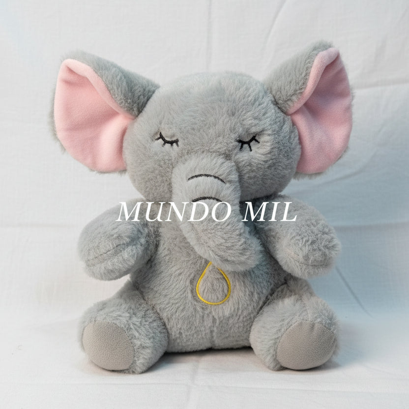 PELUCHE ELEFANTE QUE RESPIRA 30 CM IMPORTADO