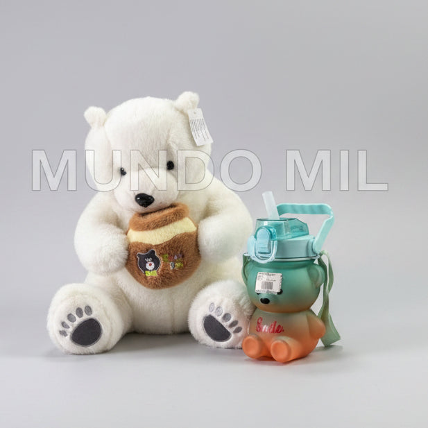 COMBO ESPECIAL: OSITO POLAR Y TOMATODO $22.50