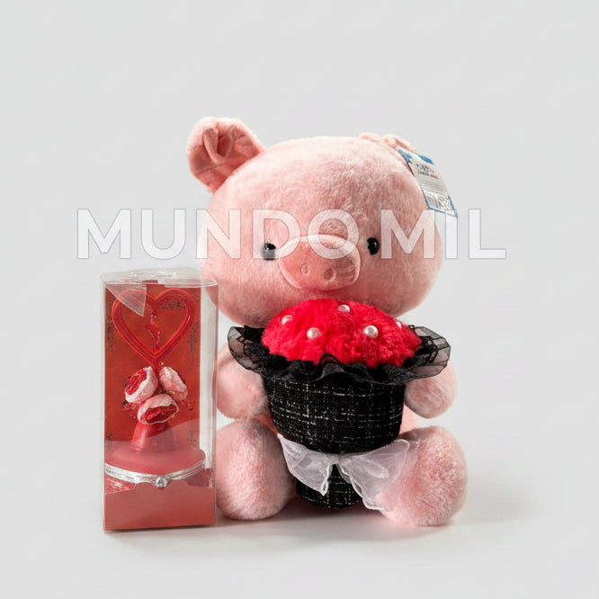 COMBO CUTE: CERDITO Y JOYERO $15.50