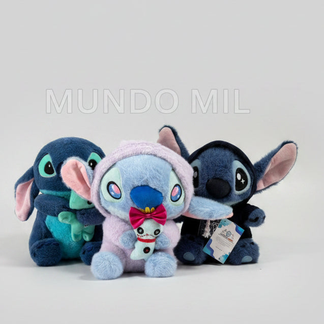 COMBO ESCOLAR: 3 MODELOS DE STITCH $13.50