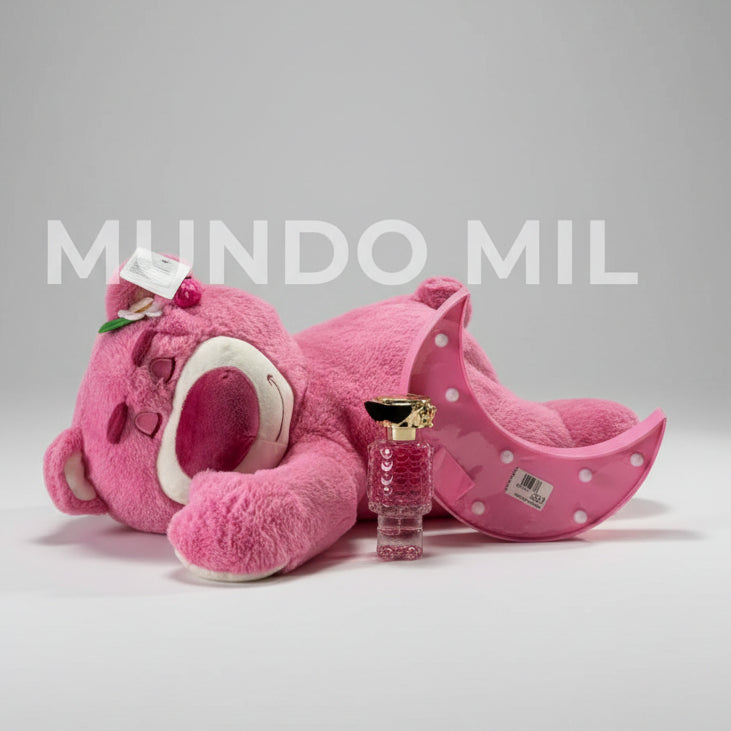 COMBO PINK: LOTTSO, PERUME Y LAMPARA $30.90