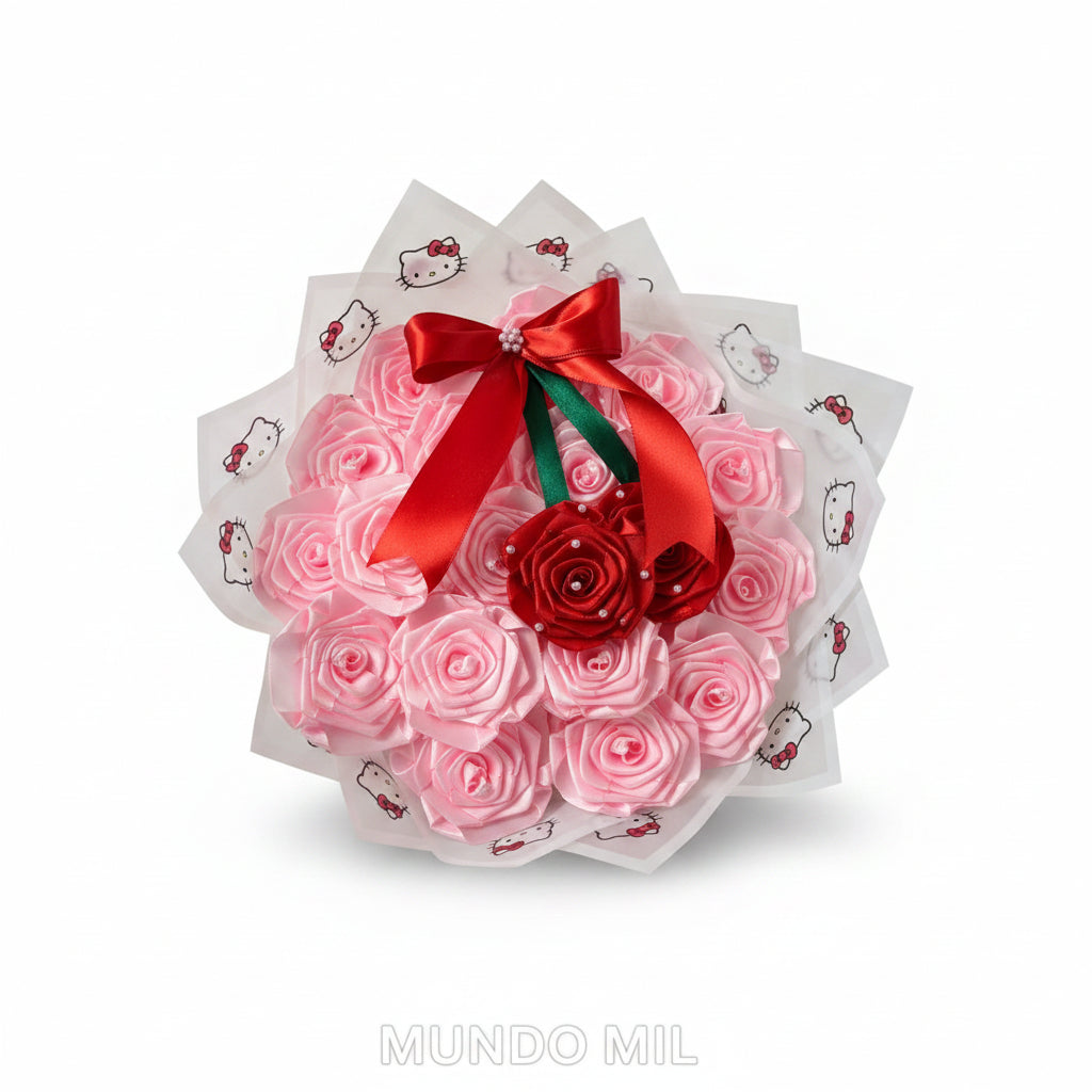 RAMO CHERRY DE 25 ROSAS