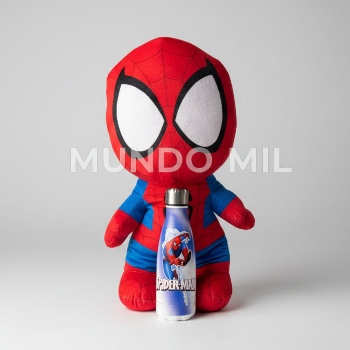 COMBO SPIDBOY: SPIDERMAN Y TERMO $36