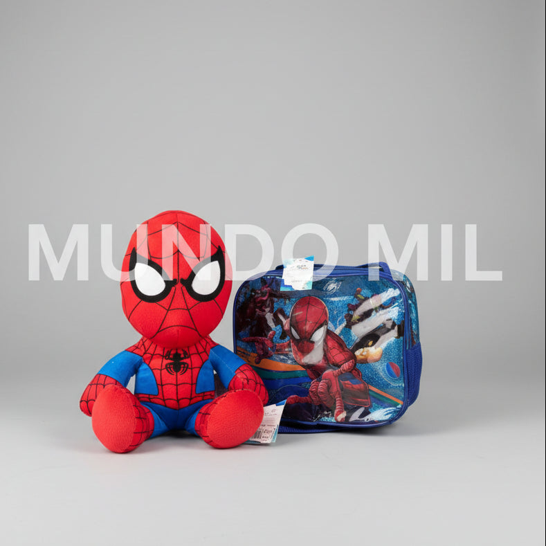 COMBO SCOOL: SPIDERMAN Y LONCHERA $19