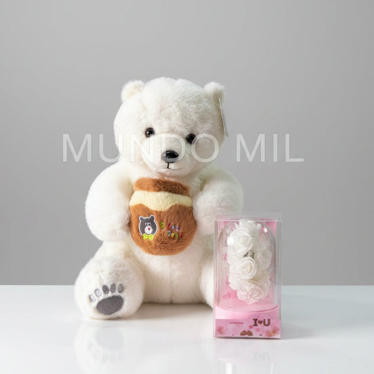 COMBO SUMMER: OSO POLAR CON MIEL Y LAMPARA $14.50