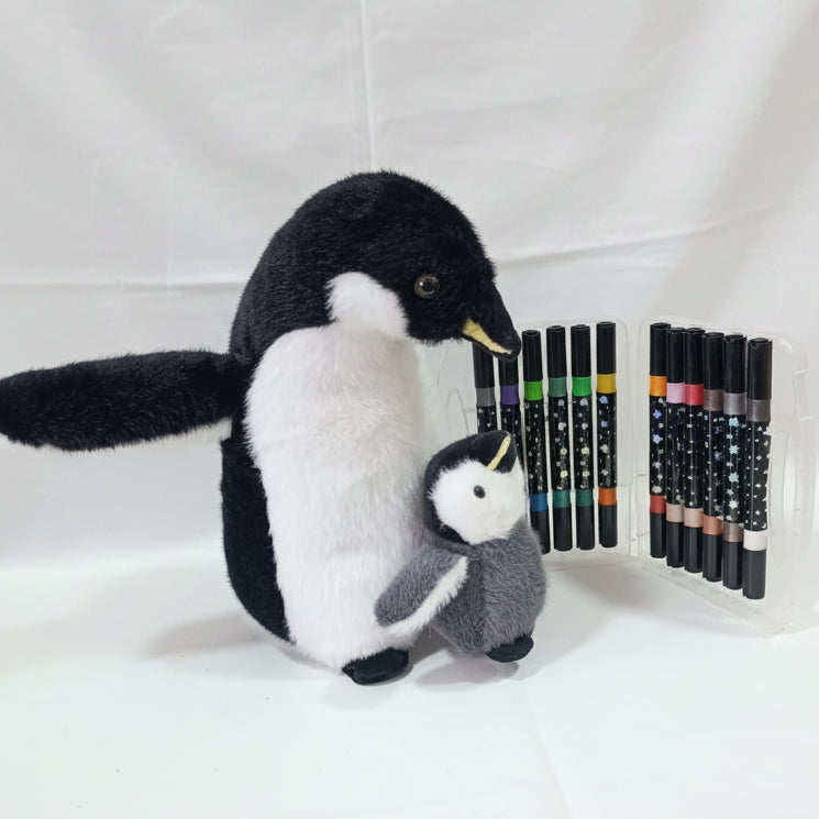 COMBO SUMMER : PELUCHE PINGUINO MAS CAJA DE MARCADORES 15.00
