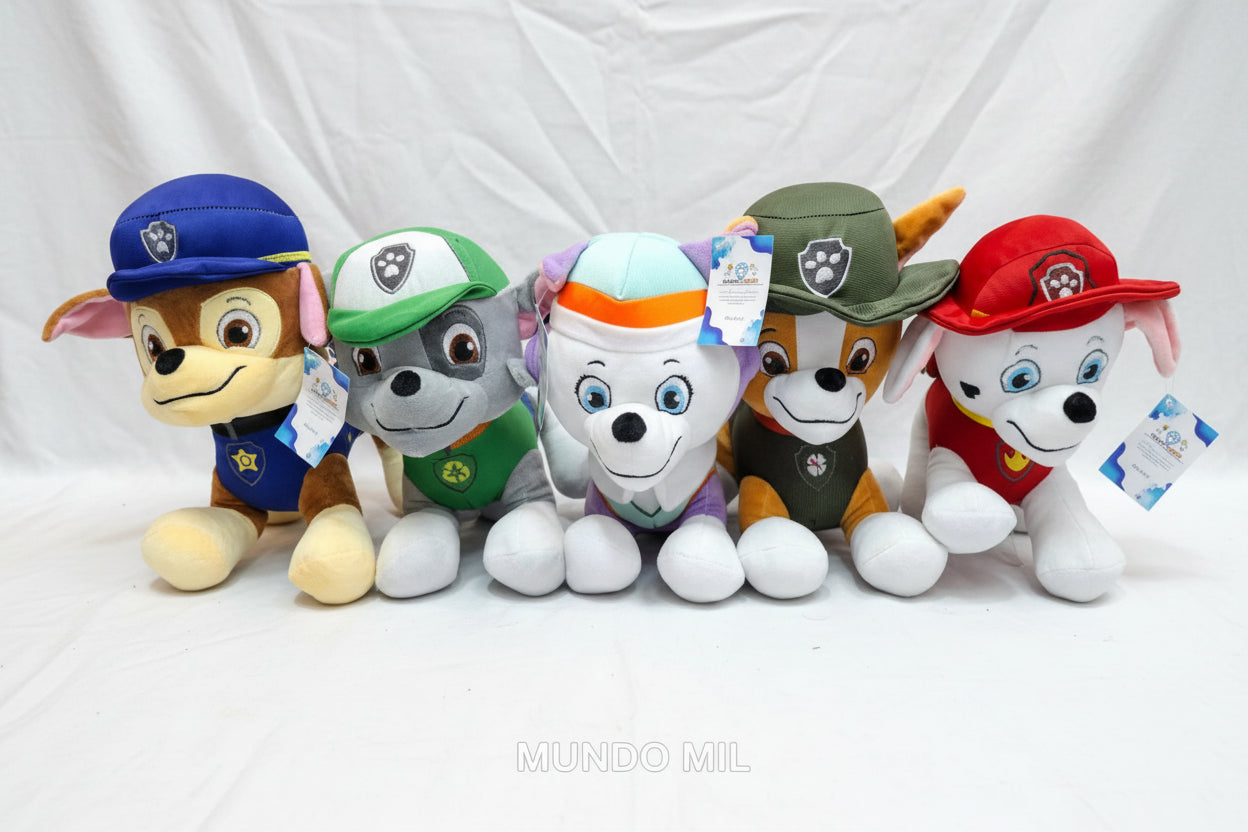PELUCHE PAW PATROL COLECCION 25-30 CM