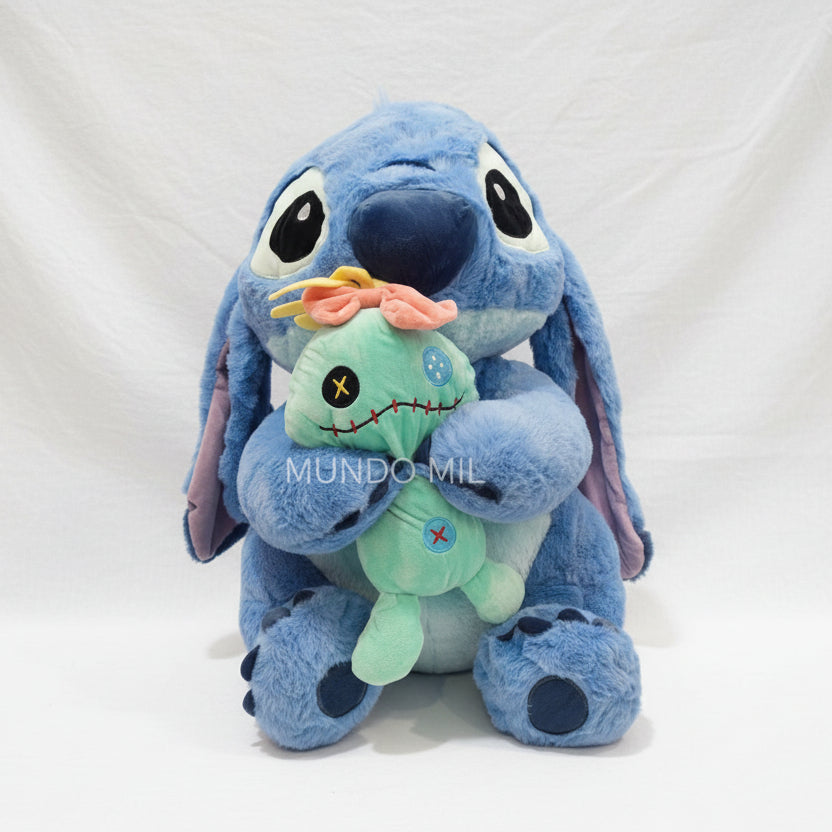 PELUCHE STITCH ANGEL CON TRAPITO 65 CM IMPORTADO K