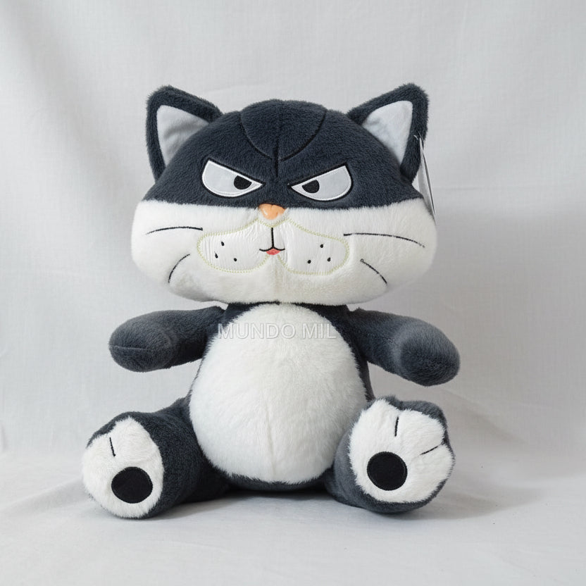 PELUCHE GATO JAPONES LUCIFER COLOR GRIS 40 CM IMPORTADO 22-141
