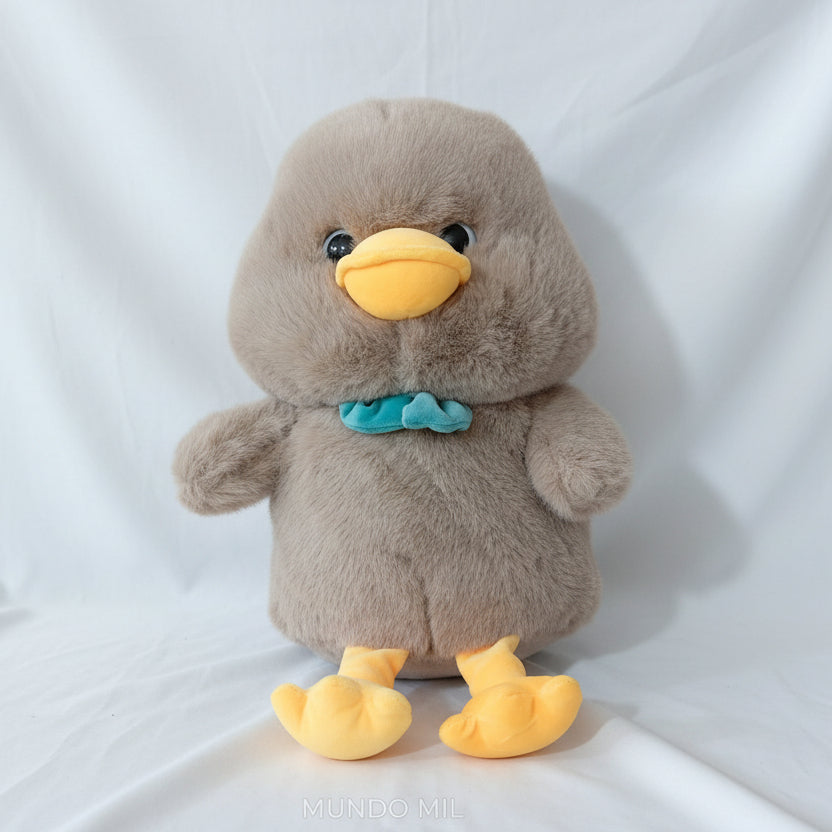 PELUCHE PATO CORBATA COLOR CAFE 38 CM IMPORTADO 5-30