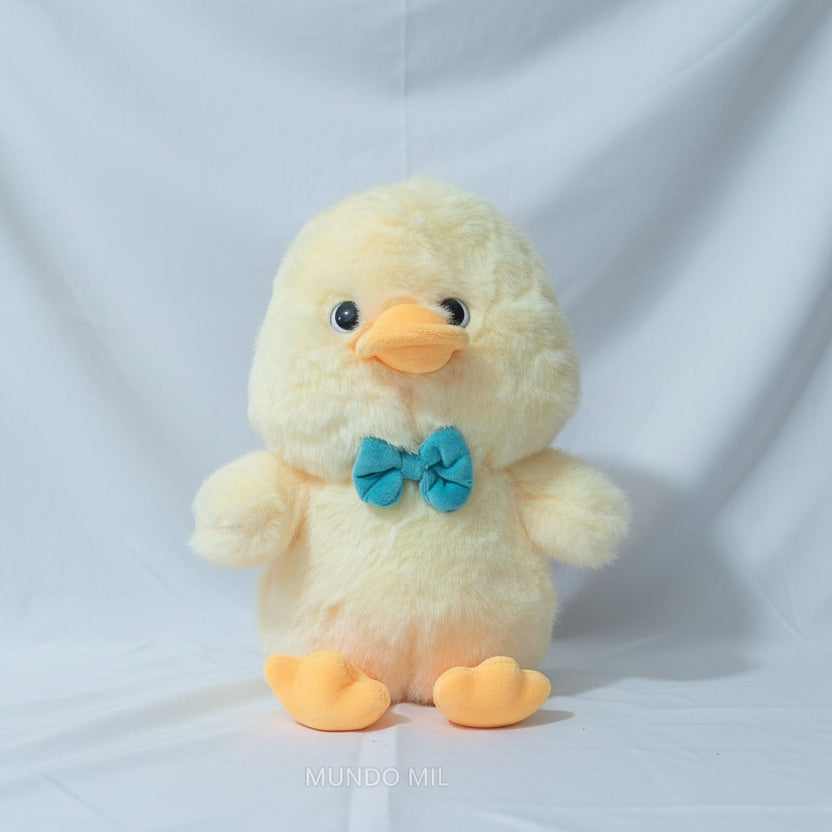 PELUCHE PATO CORBATA COLOR AMARILLO 30 CM IMPORTADO 5-23