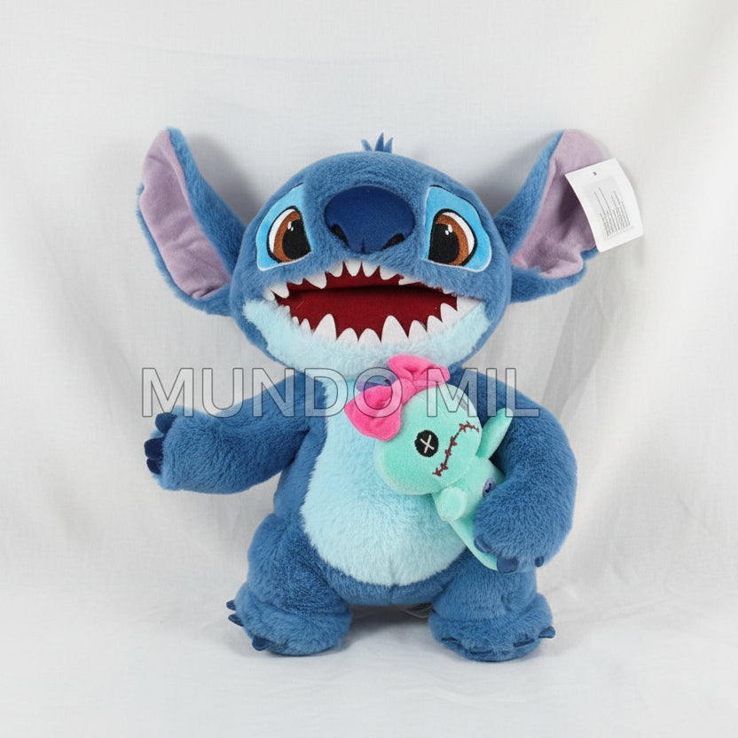 PELUCHE STITCH FELIZ CON SCRUMP 40 CM IMPORTADO 1-40