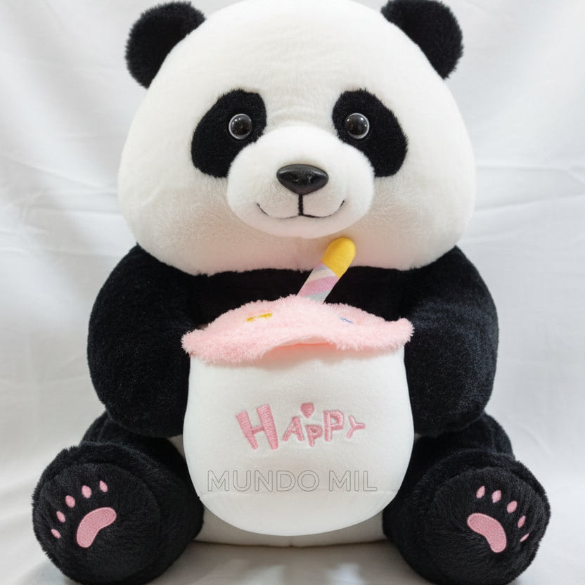 PELUCHE PANDA CON MALTEADA 55 CM IMPORTADO 2-60