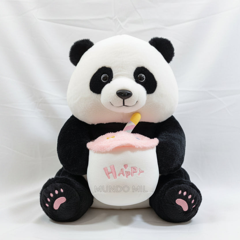 PELUCHE PANDA CON MALTEADA 42 CM IMPORTADO 2-50