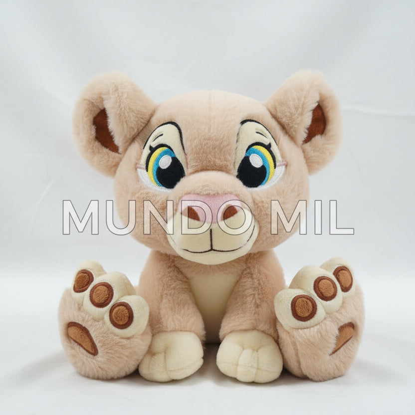 PELUCHE NALA Y MUFASA REY LEON 30 CM ORIGINAL