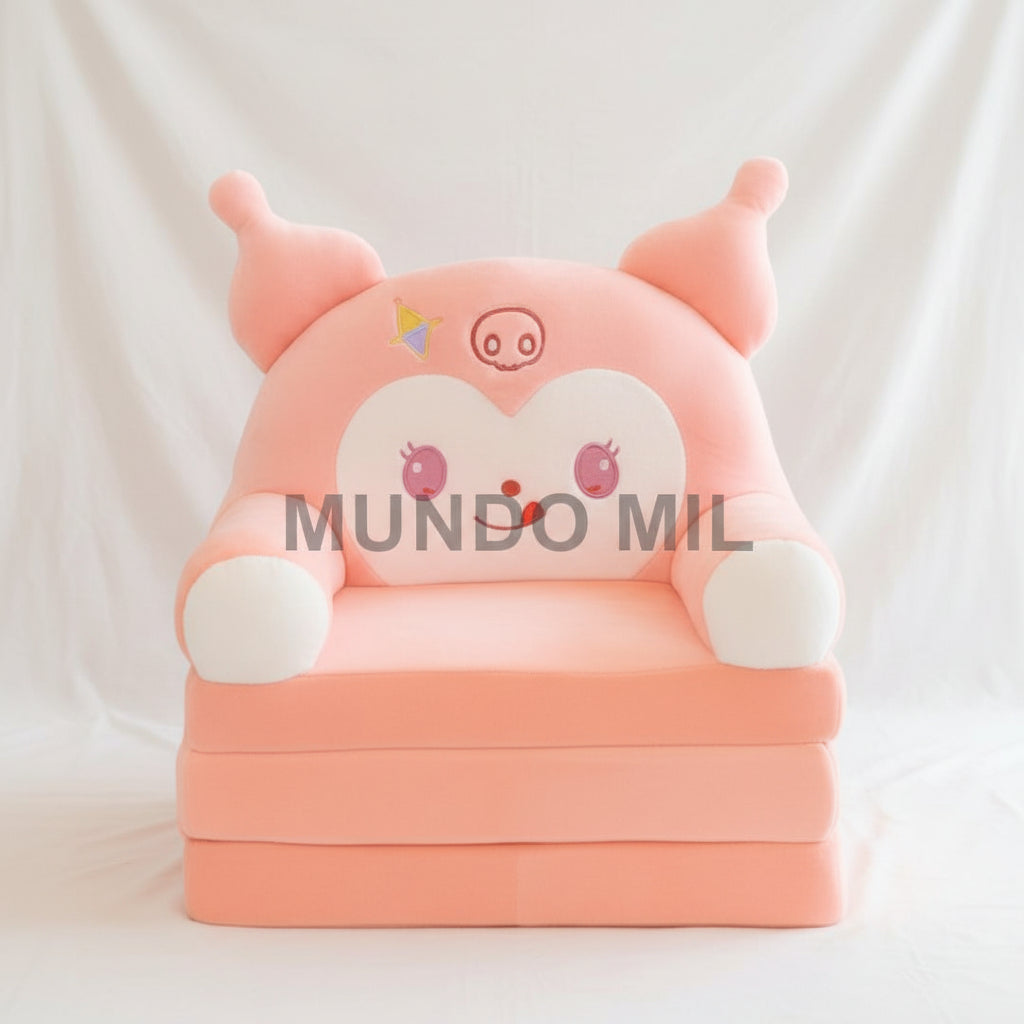 PELUCHE SILLON CAMA KUROMI ROSA IMPORTADO K