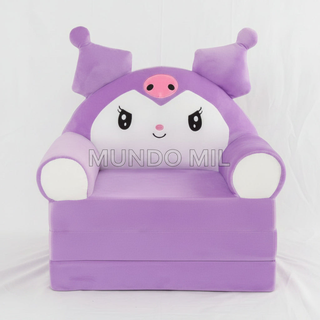 PELUCHE SILLON CAMA KUROMI MORA IMPORTADO K