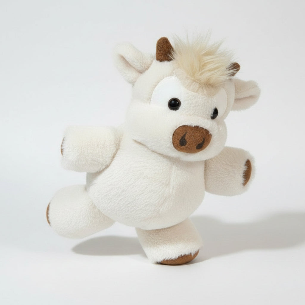 PELUCHE VAQUITA QUE CORRE 42 CM COLORES IMPORTADO