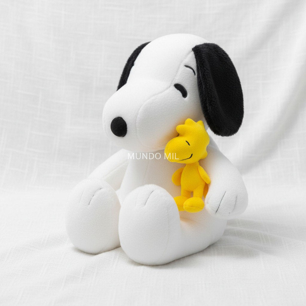 PELUCHE SNOOPY CON MASCOTA 65 CM IMPORTADO 8-55
