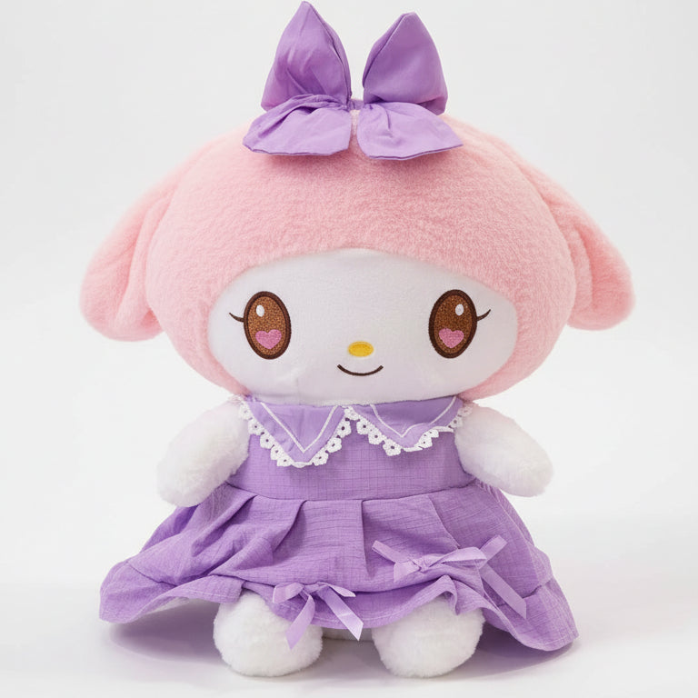 PELUCHE MY MELODY VESTIDO LILA 46 CM IMPORTADO K
