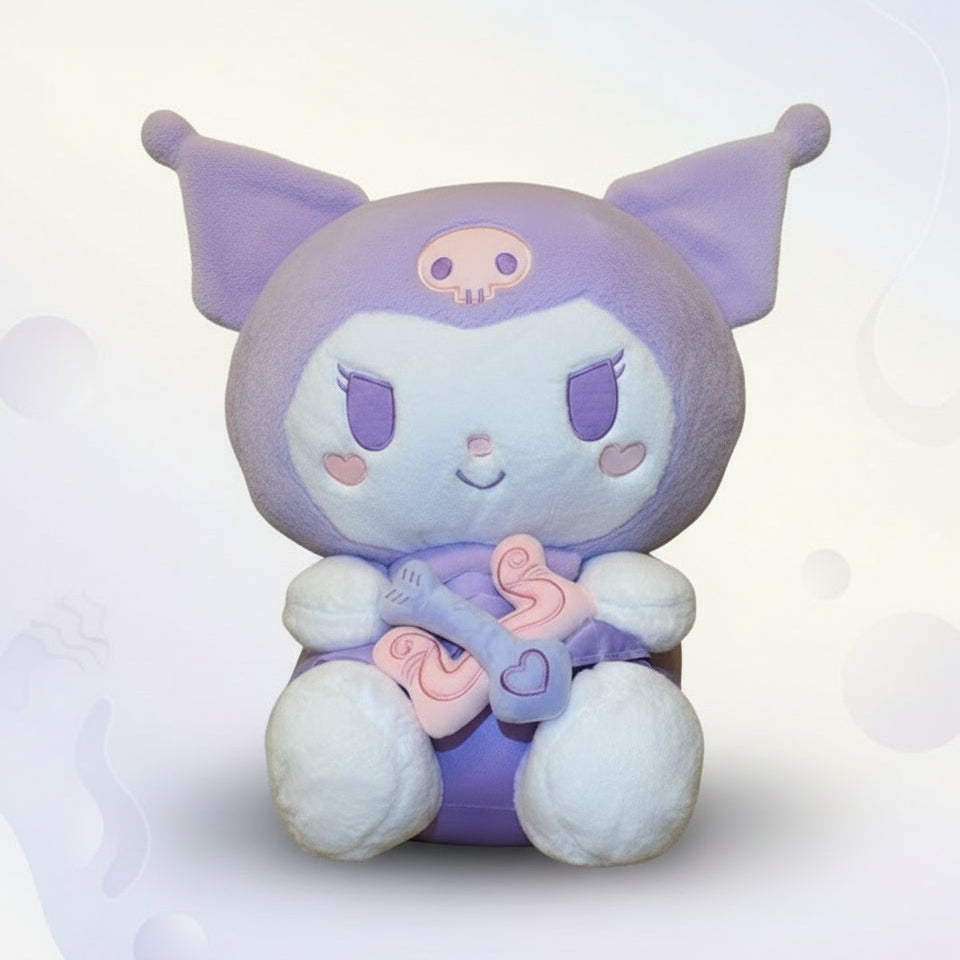 PELUCHE KUROMI VESTIDO LILA CUPIDO 55 CM IMPORTADO K